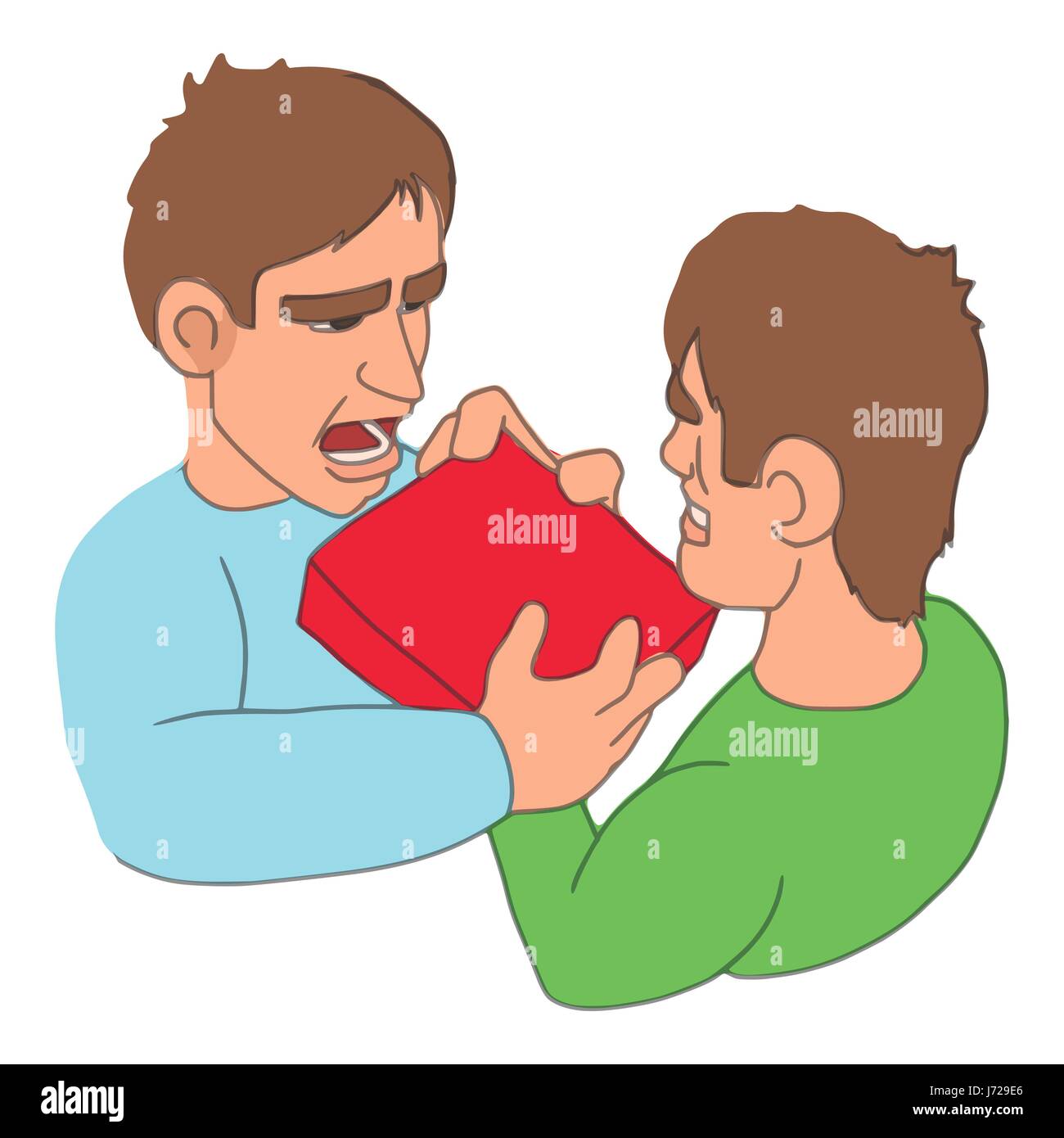 Mens fighting Stock Vector Images - Alamy