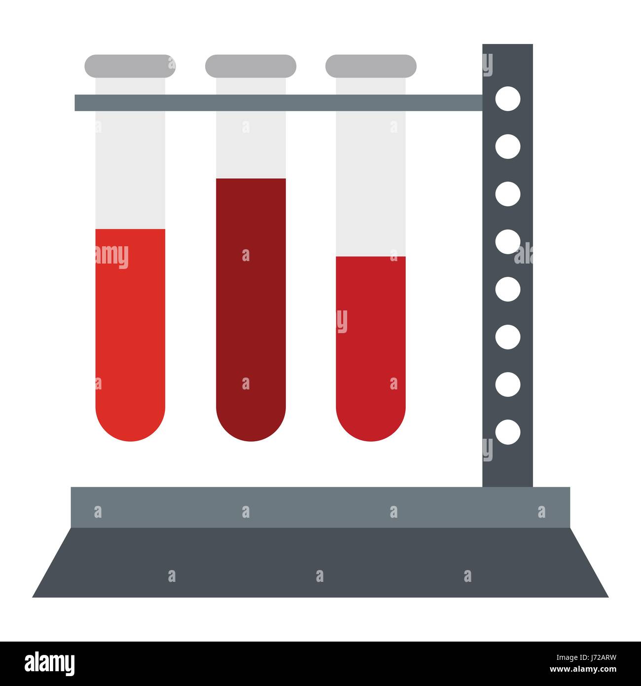 Vial for blood collection icon, flat style Stock Vector Image & Art - Alamy