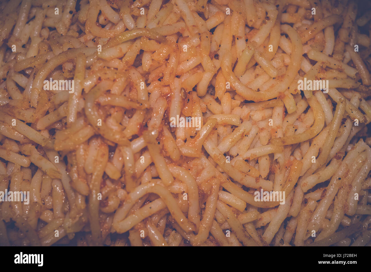 spaghetti pasta with tomato sauce background Stock Photo - Alamy