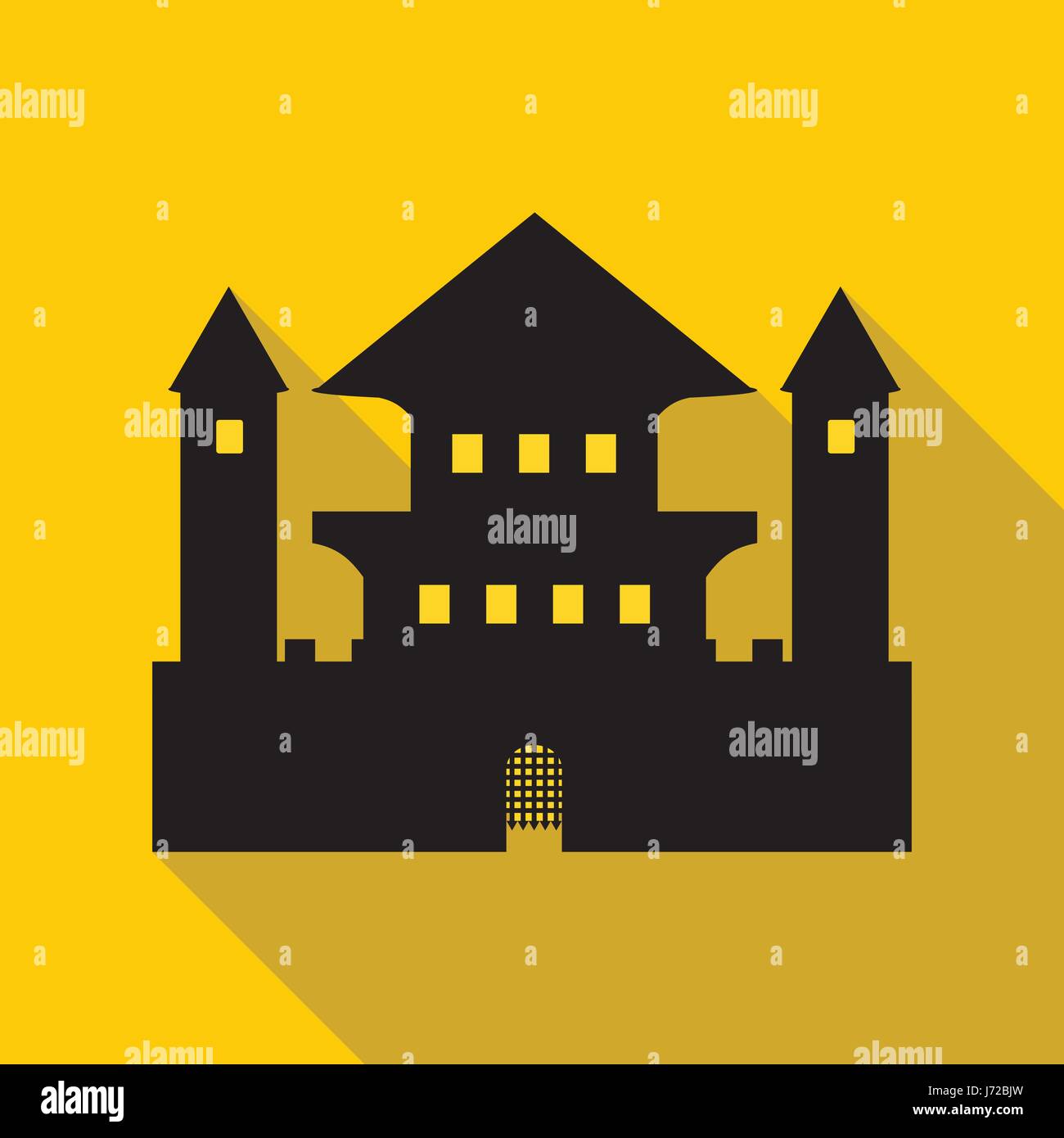 Ancient palace icon, flat style Stock Vector Image & Art - Alamy