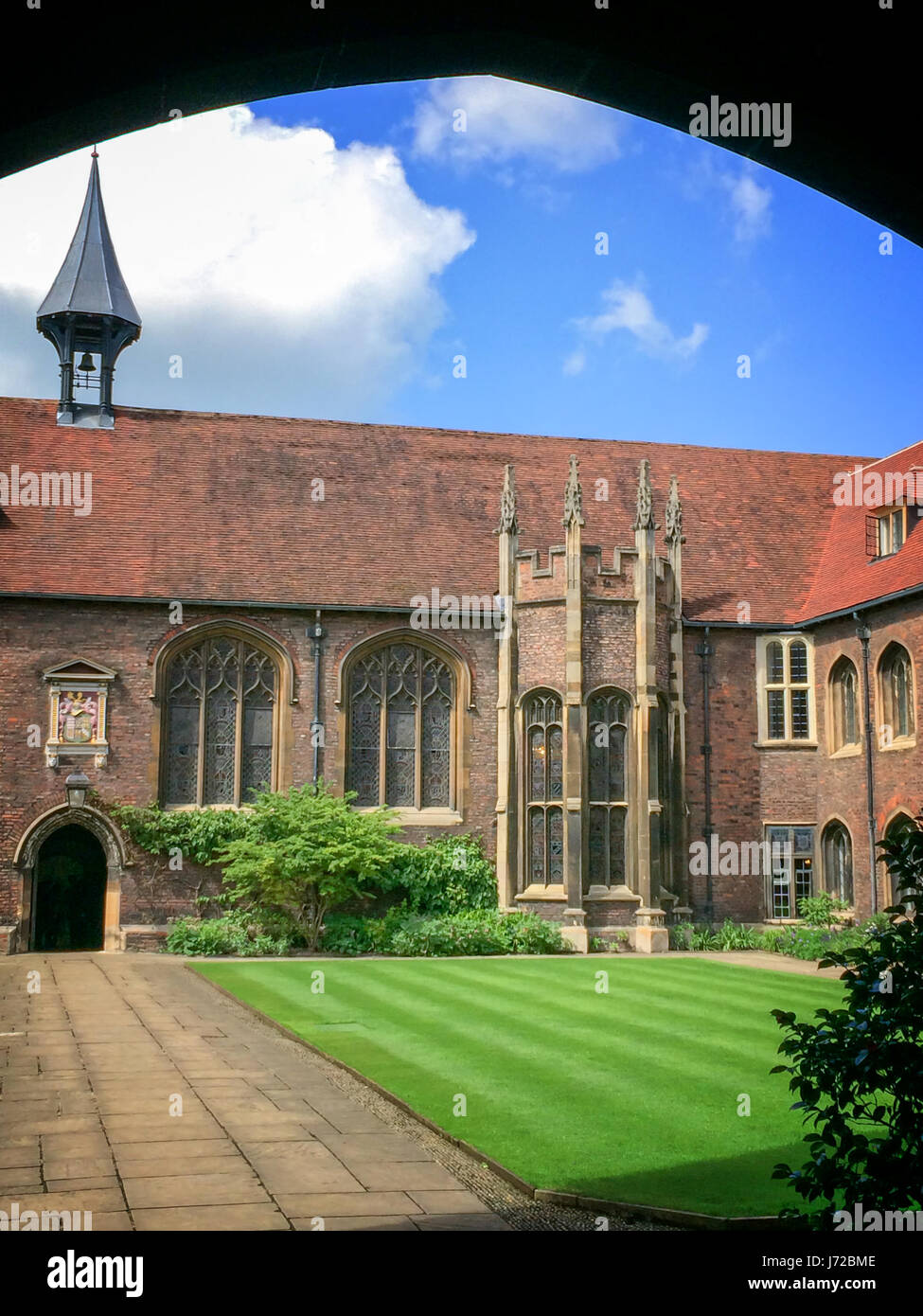 Queen's college university of Cambridge, in Cambridge, UK Stock Photo