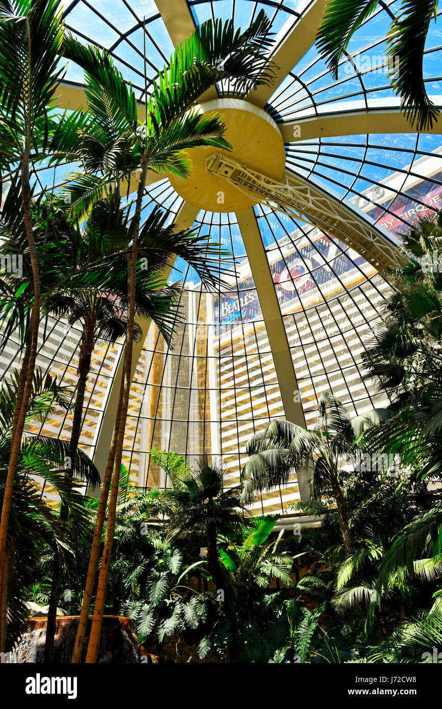 The Mirage Hotel and Casino's Atrium interior in Las Vegas, Nevada Stock  Photo - Alamy