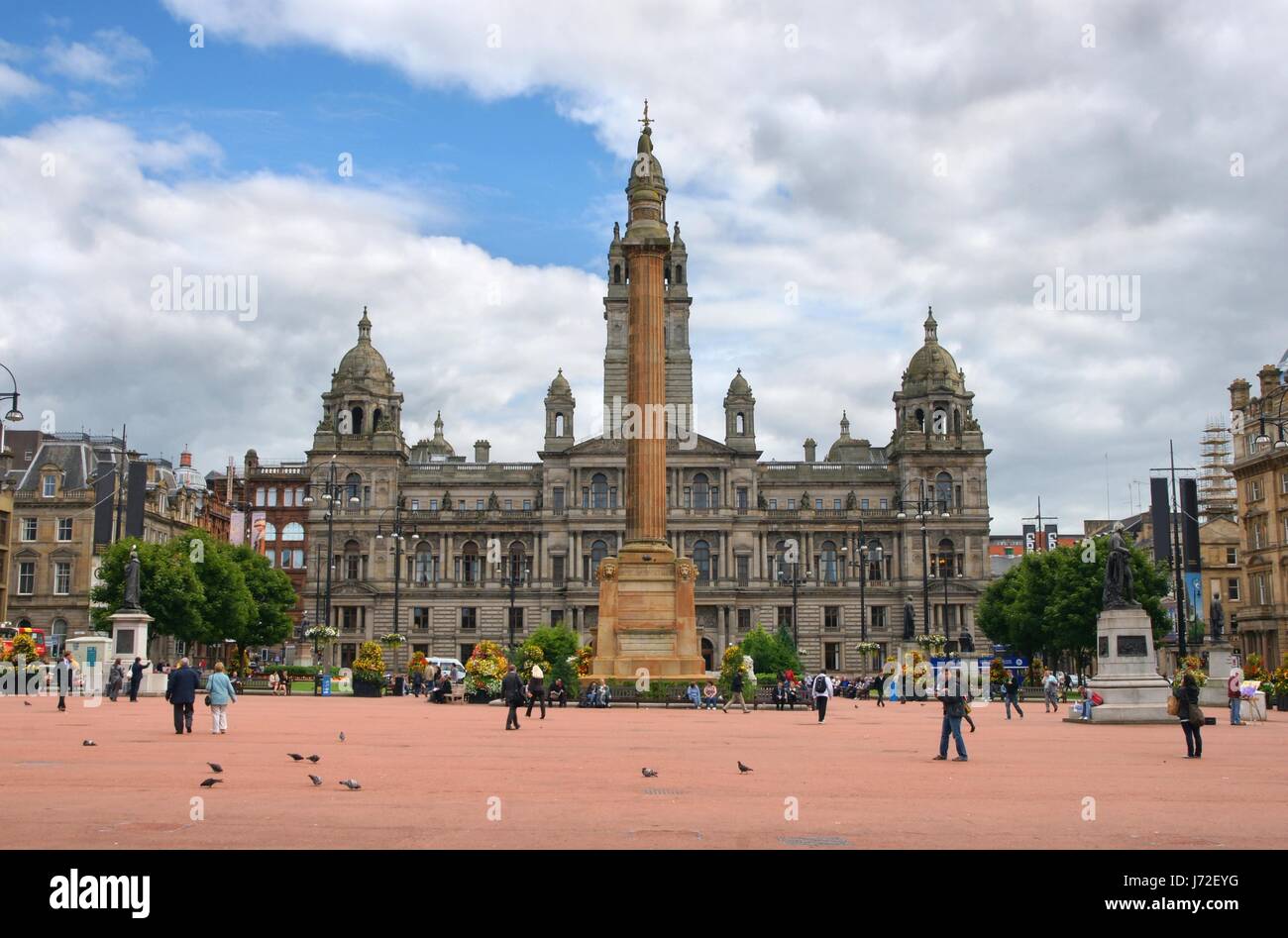 city hall glasgow Stock Photo Alamy
