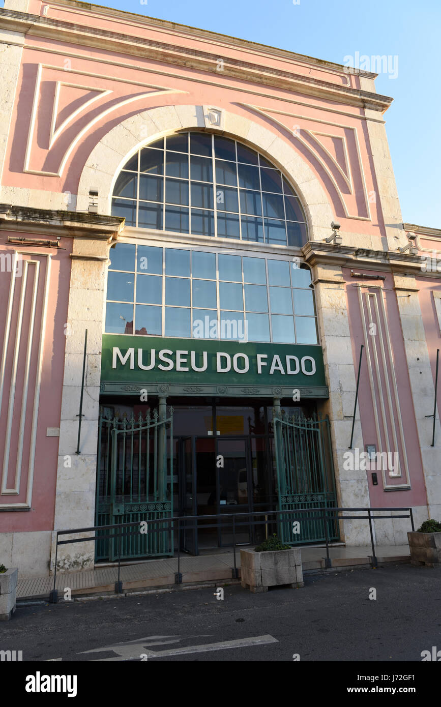Museu Do Fado, Fado Museum, Lisbon, Portugal Stock Photo