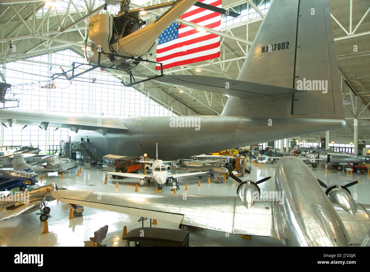 Spruce Goose, Evergreen Aviation and Space Museum, McMinnville, Oregon Stock Photo
