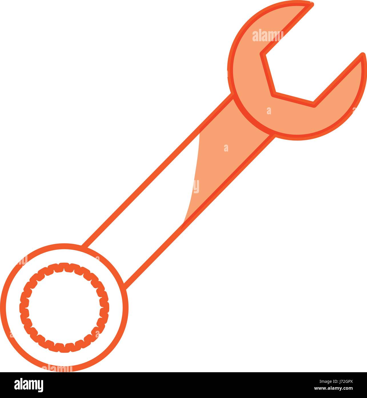wrench tool object Stock Vector Image & Art Alamy