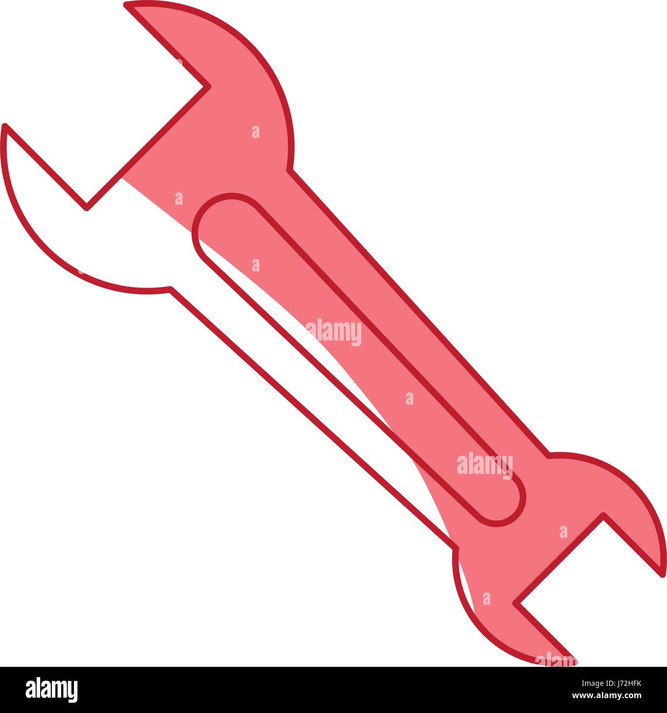 wrench tool object Stock Vector Image & Art Alamy