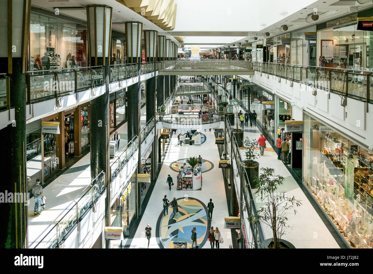 Berlin, Germany - may 11, 2017: Interior of Alexa shopping mall in  Alexanderplatz in Berlin, Mitte Stock Photo - Alamy