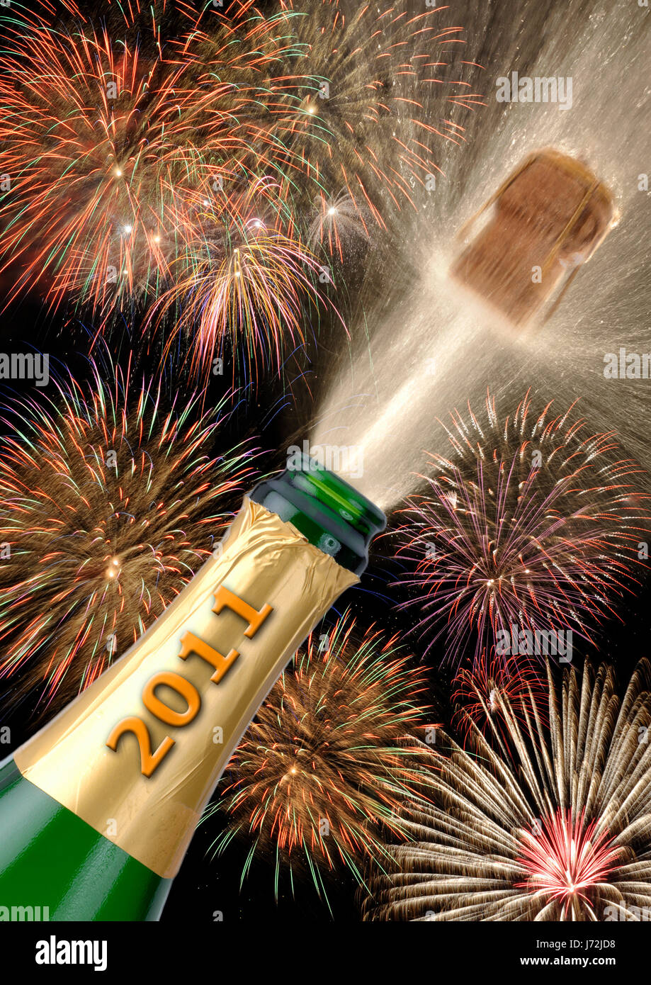 new year in 2011 Stock Photo