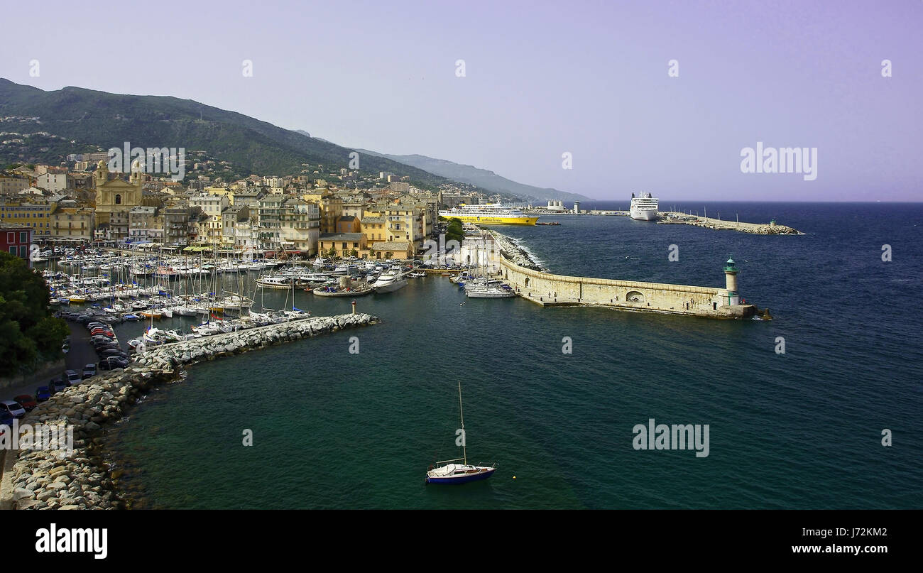 port of bastia Stock Photo - Alamy