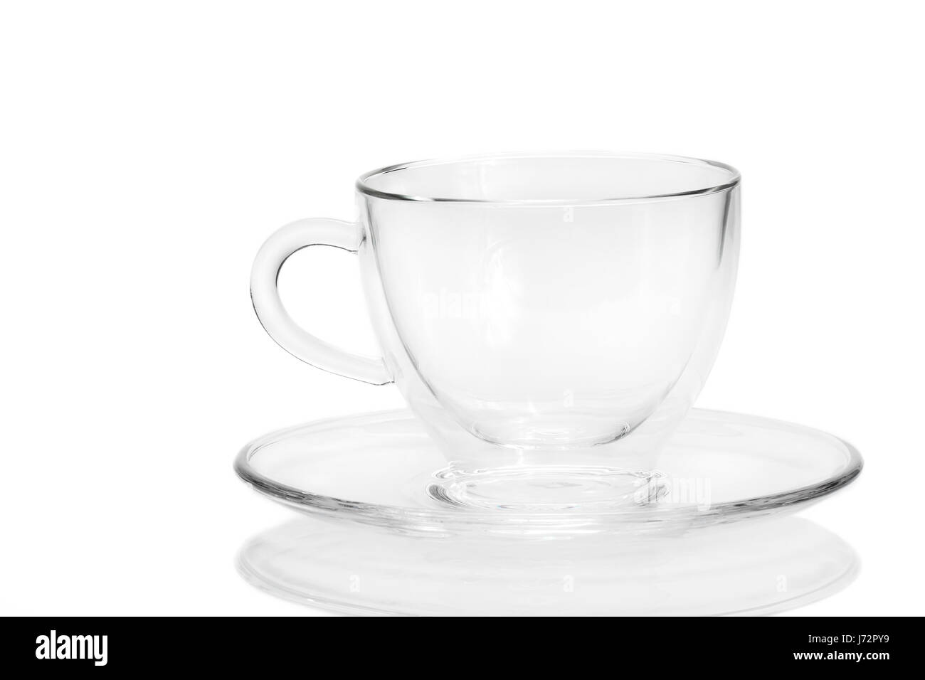 glass cup on white Stock Photo Alamy