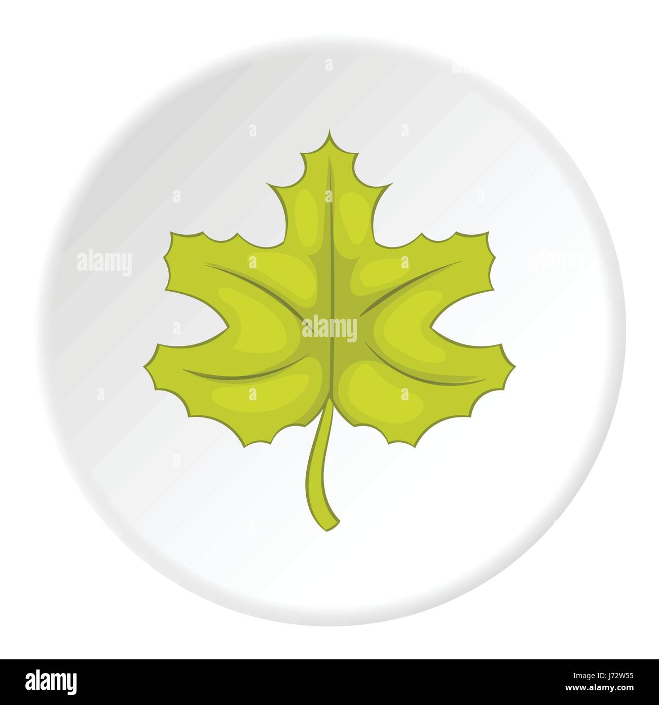 Autumn leaf icon, cartoon style Stock Vector Image & Art - Alamy