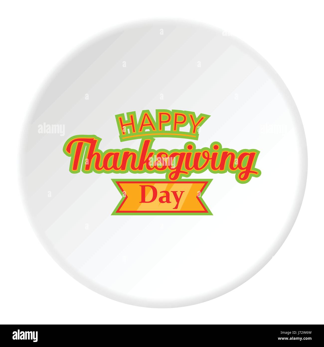 Happy thanksgiving day icon, cartoon style Stock Vector Image & Art - Alamy