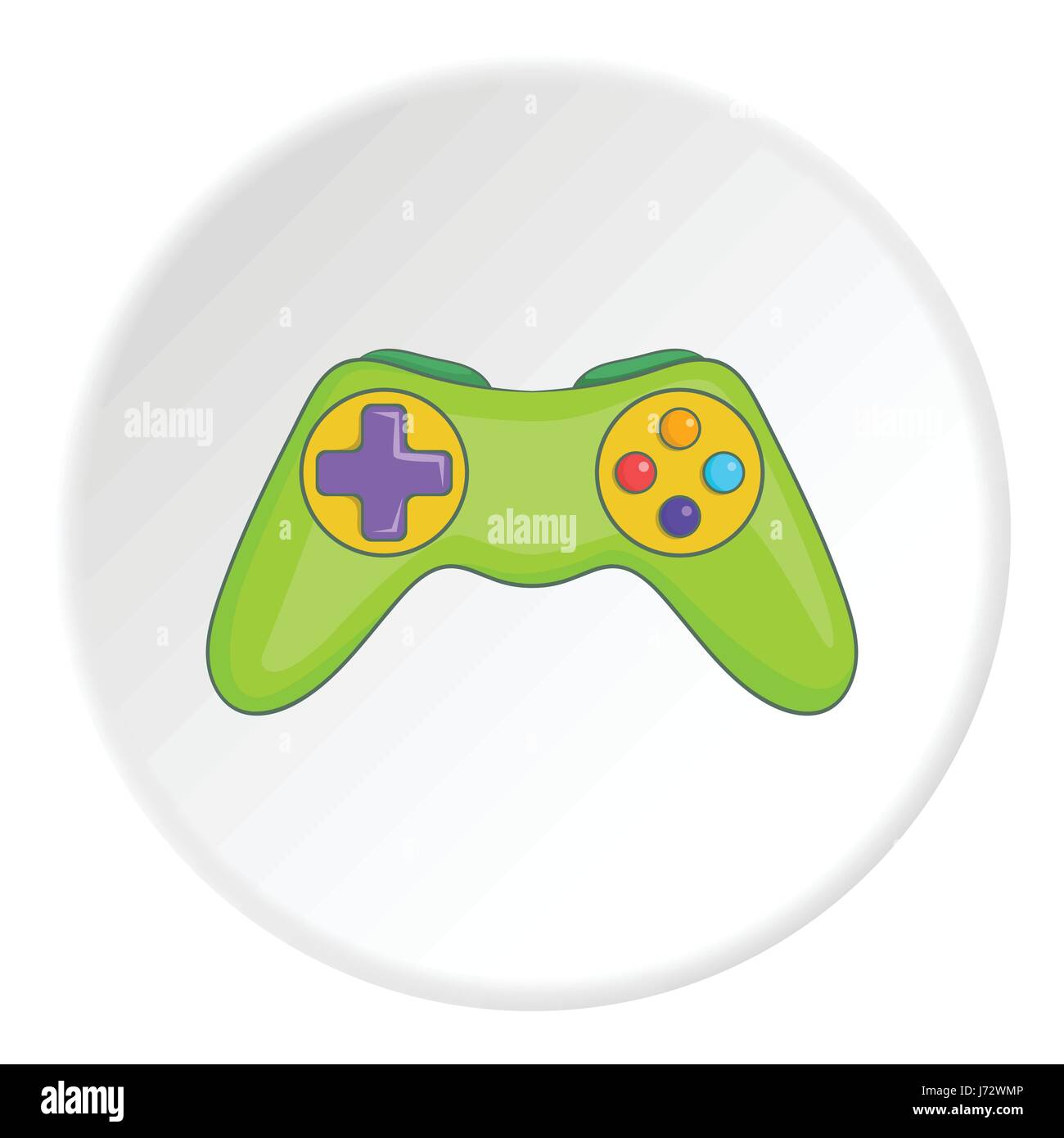 Game joystick icon, cartoon style Stock Vector Image & Art - Alamy