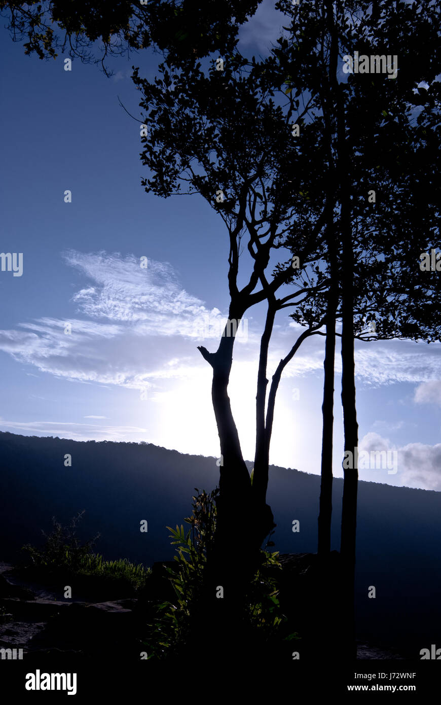 Beautiful mountains landscape and cloud blue sky Stock Photo - Alamy