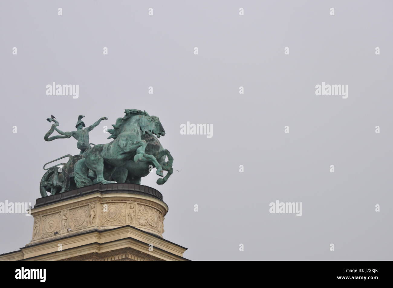 Budapest monument Stock Photo