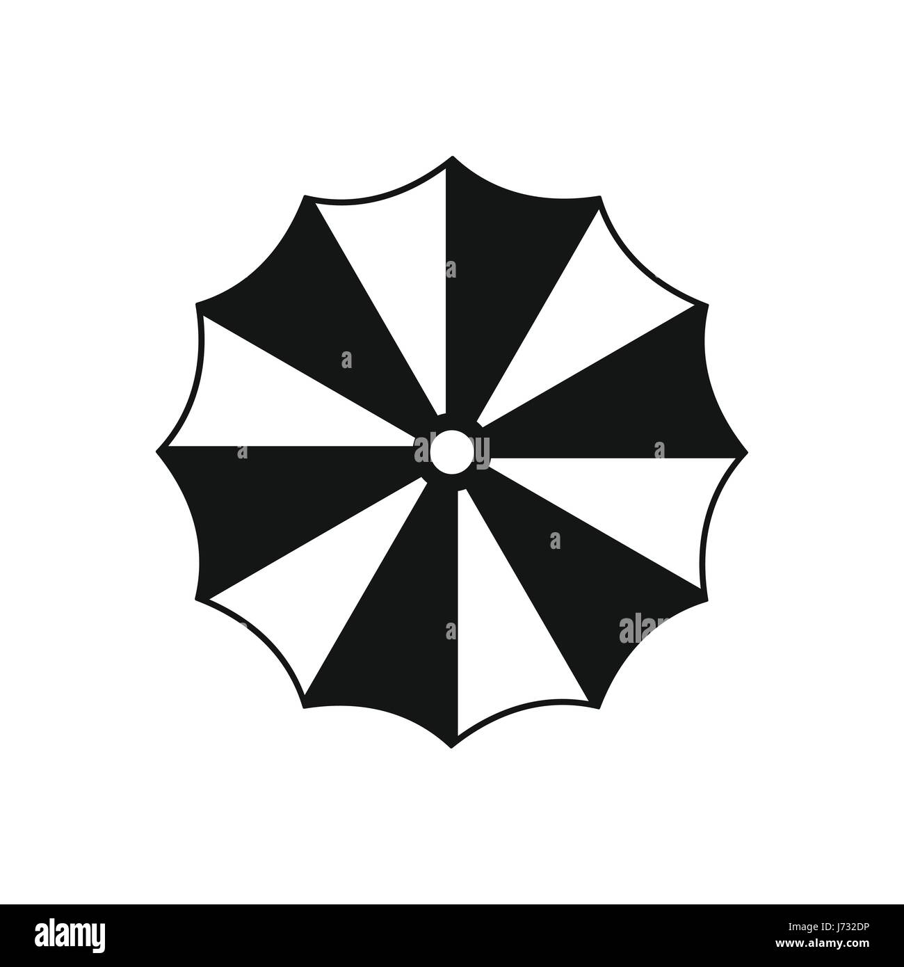 Striped umbrella icon, simple style Stock Vector Image & Art - Alamy