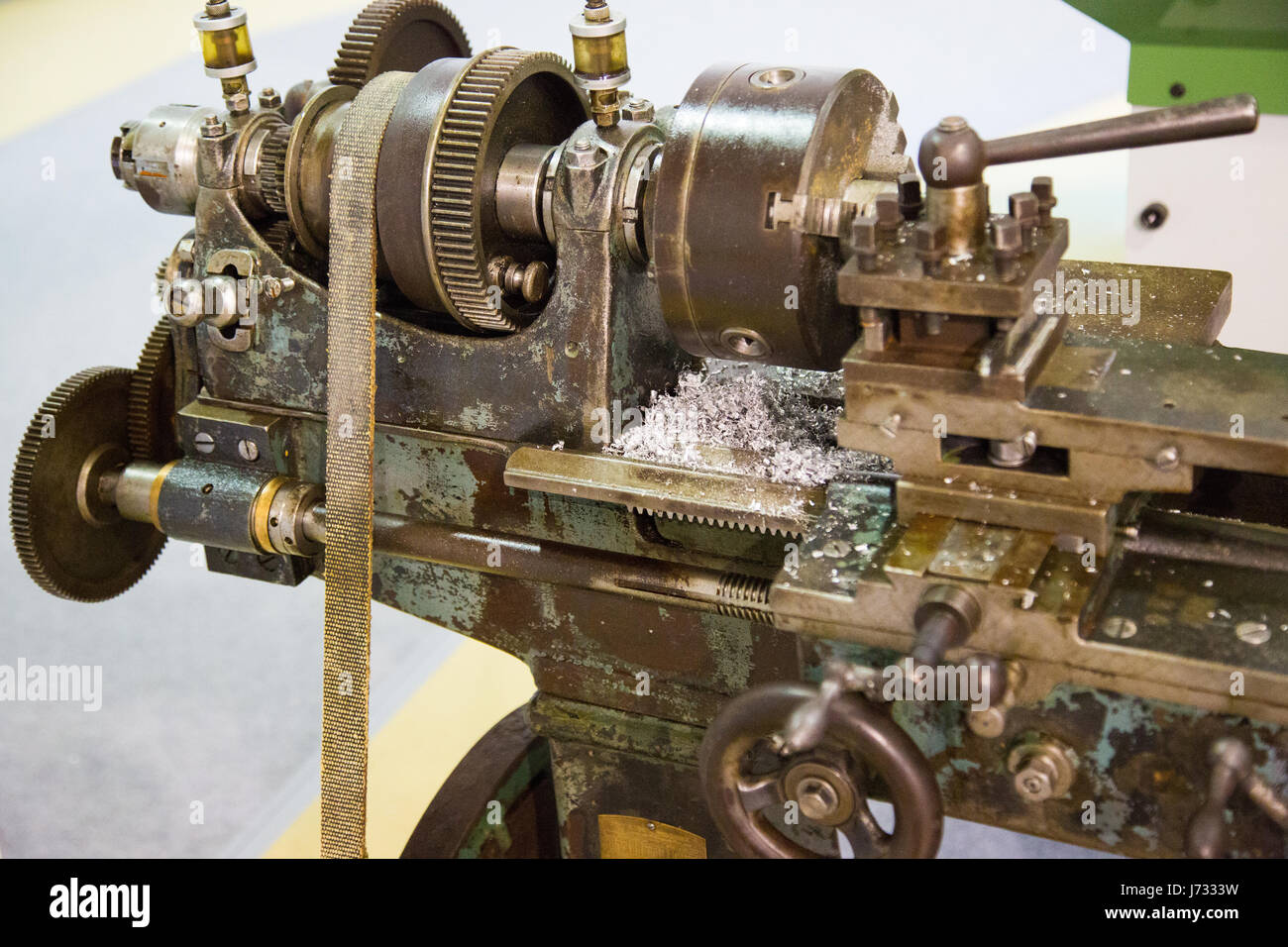 Old lathe hi-res stock photography and images - Alamy