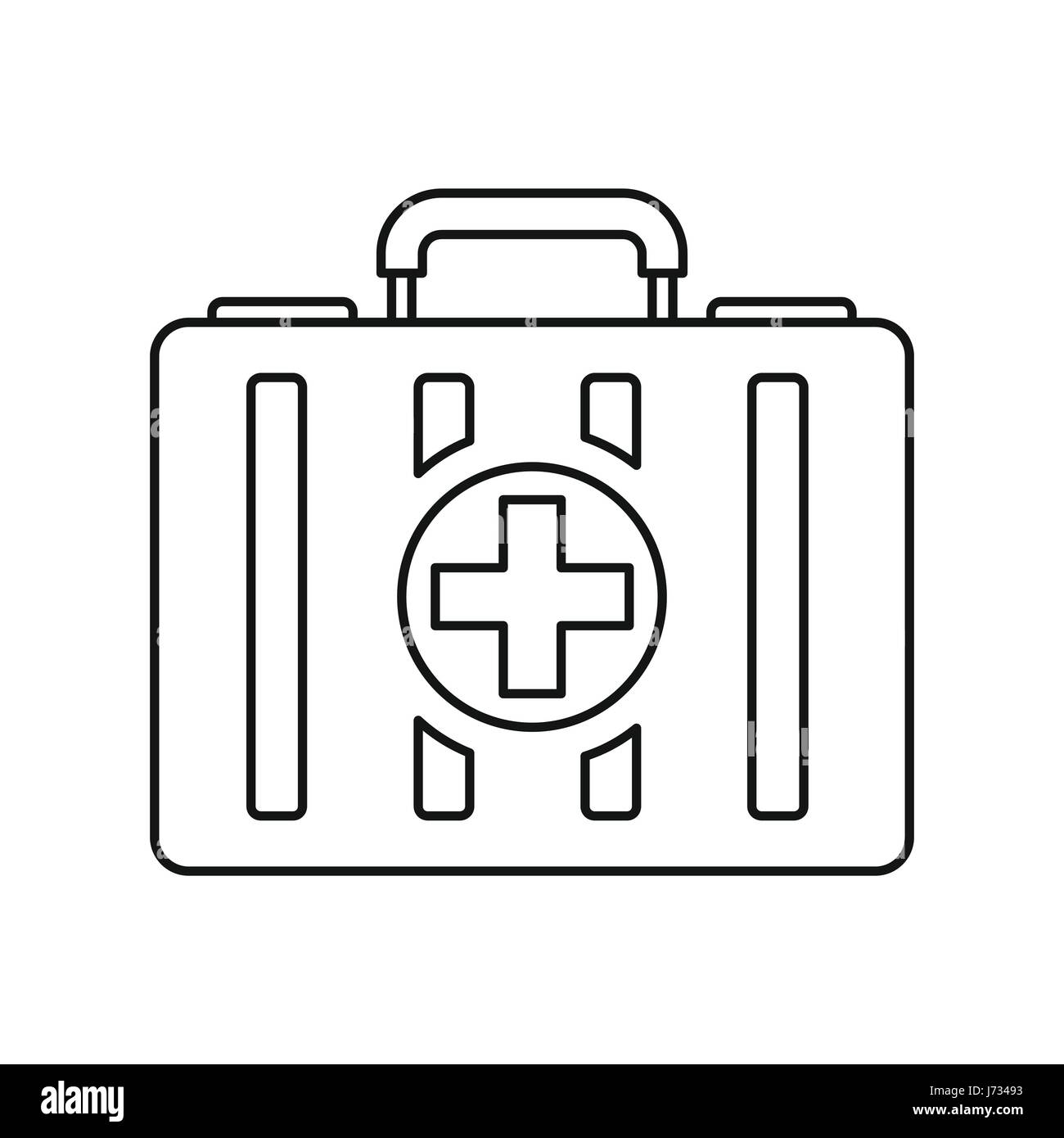 First aid kit icon, outline style Stock Vector Image & Art Alamy