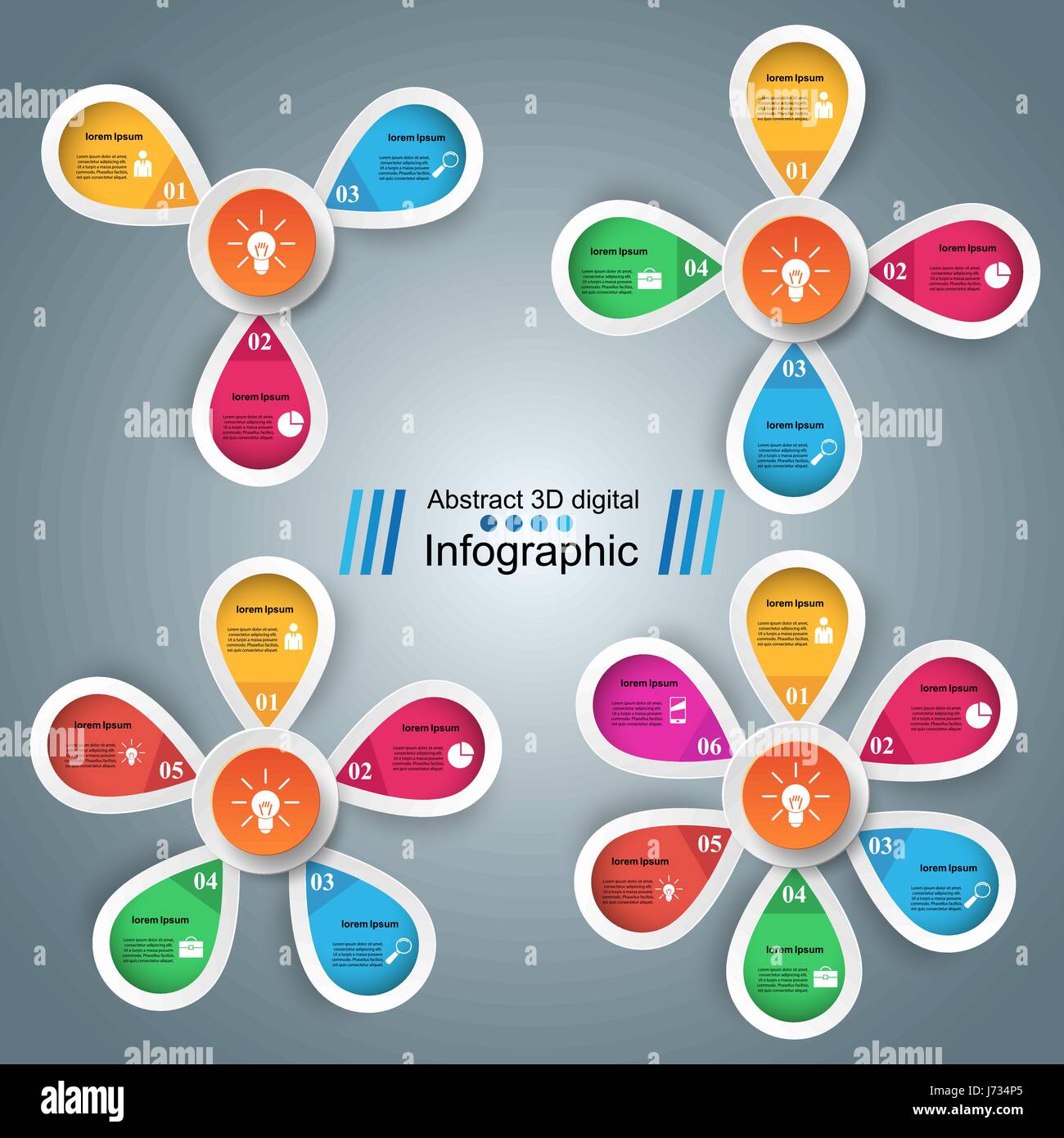 Origami Inforgraphics Business Infographics origami style Vector illustration Stock Vector ...