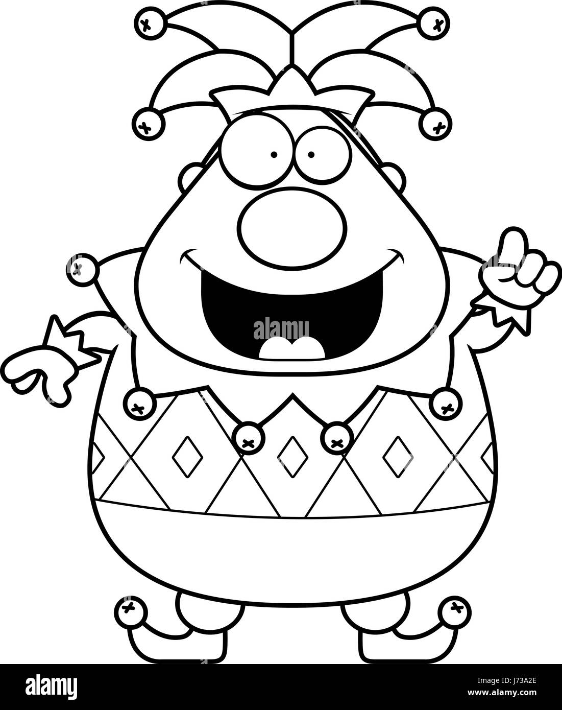 A cartoon jester with an idea Stock Vector Image & Art - Alamy