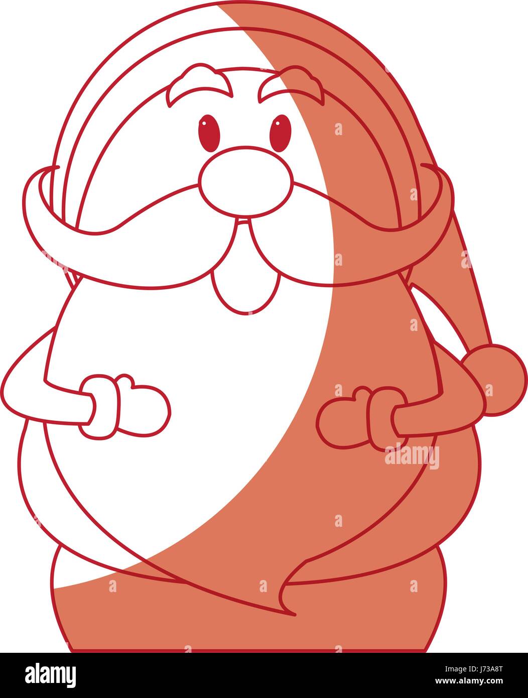 santa claus cartoon character merry christmas Stock Vector Image & Art ...