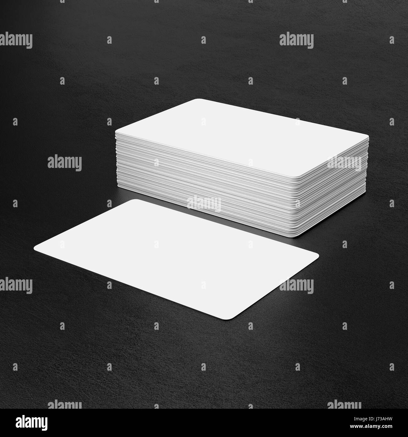Business cards on black textured background Stock Photo Alamy