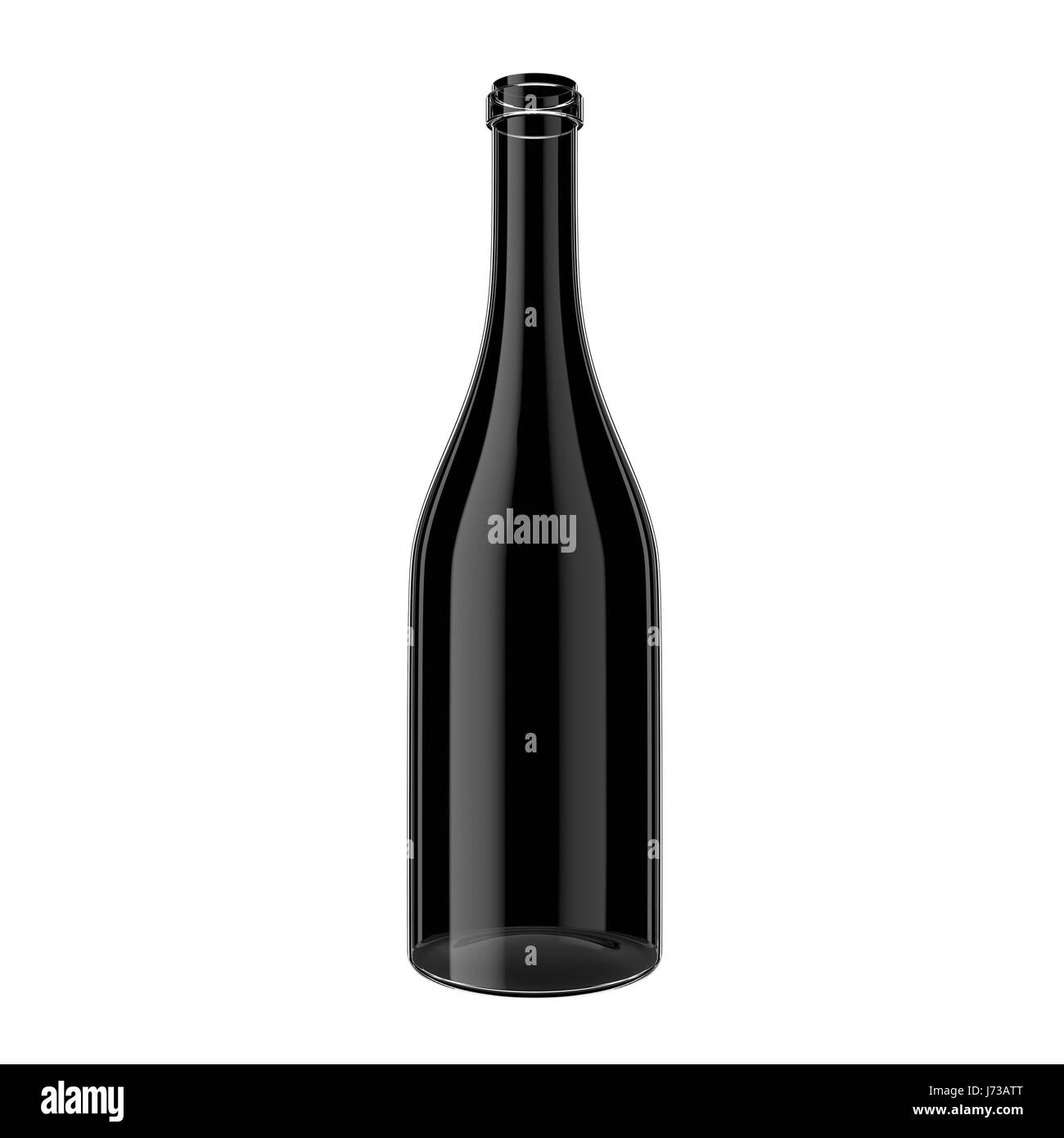 Bottle isolated on a white background Stock Photo - Alamy