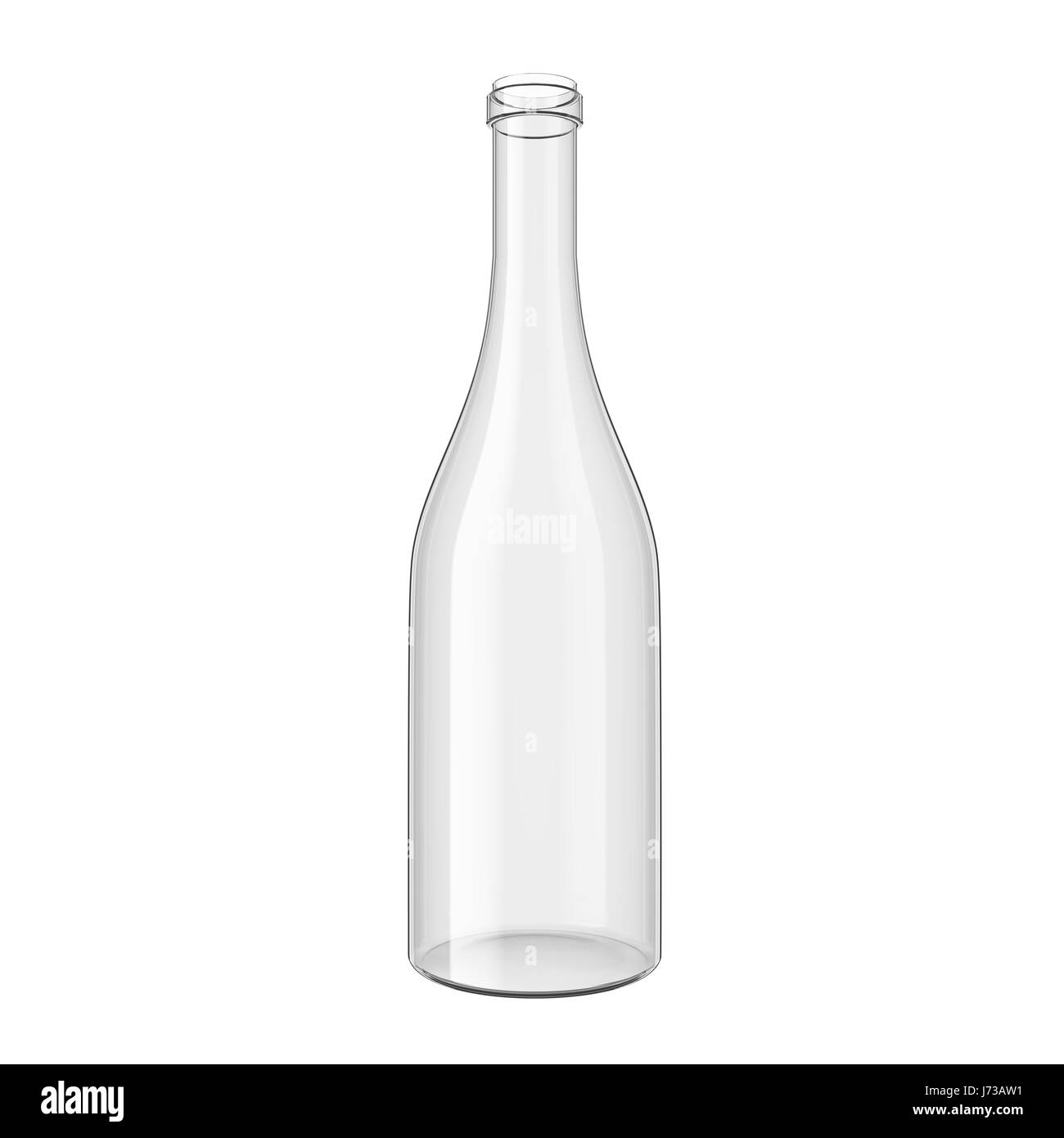Bottle isolated on a white background. Stock Photo