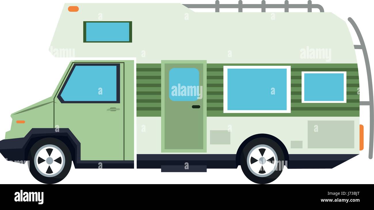 truck camping transport travel tourism Stock Vector Image & Art - Alamy