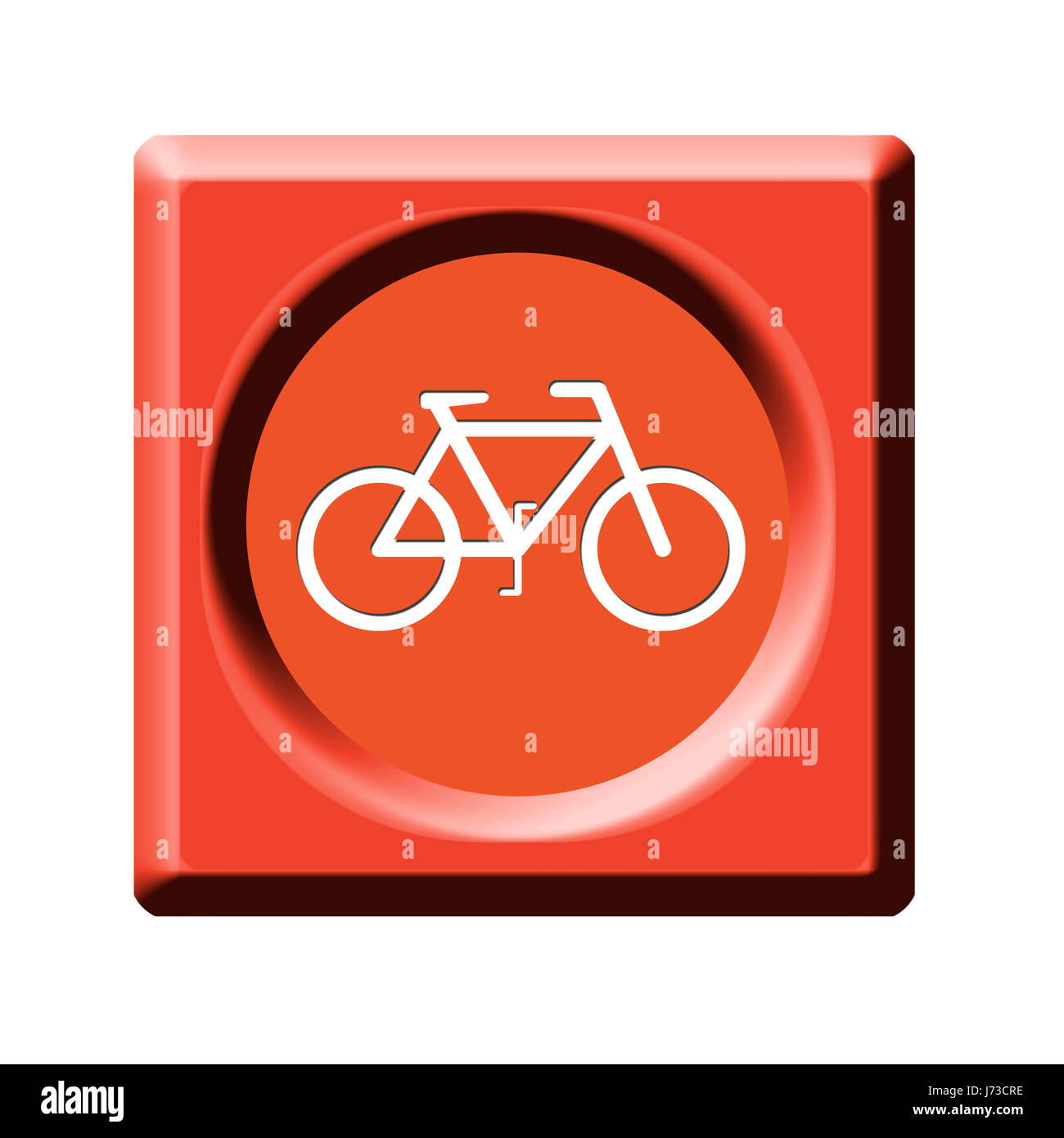 bike button Stock Photo