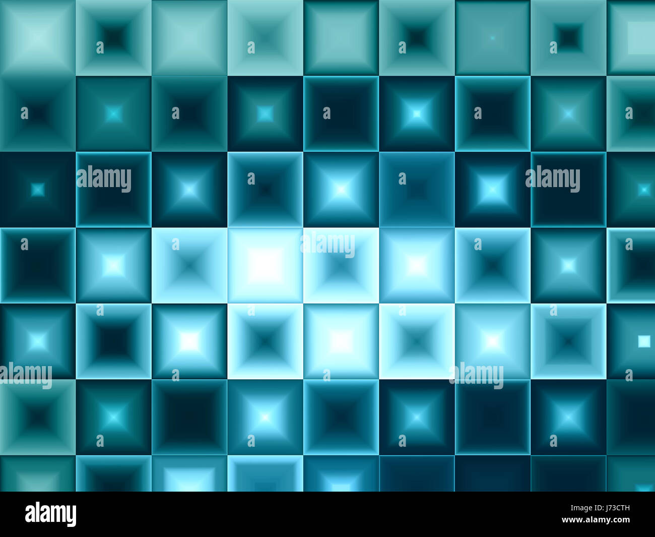 Abstract glowing cubes lines hi-res stock photography and images - Alamy