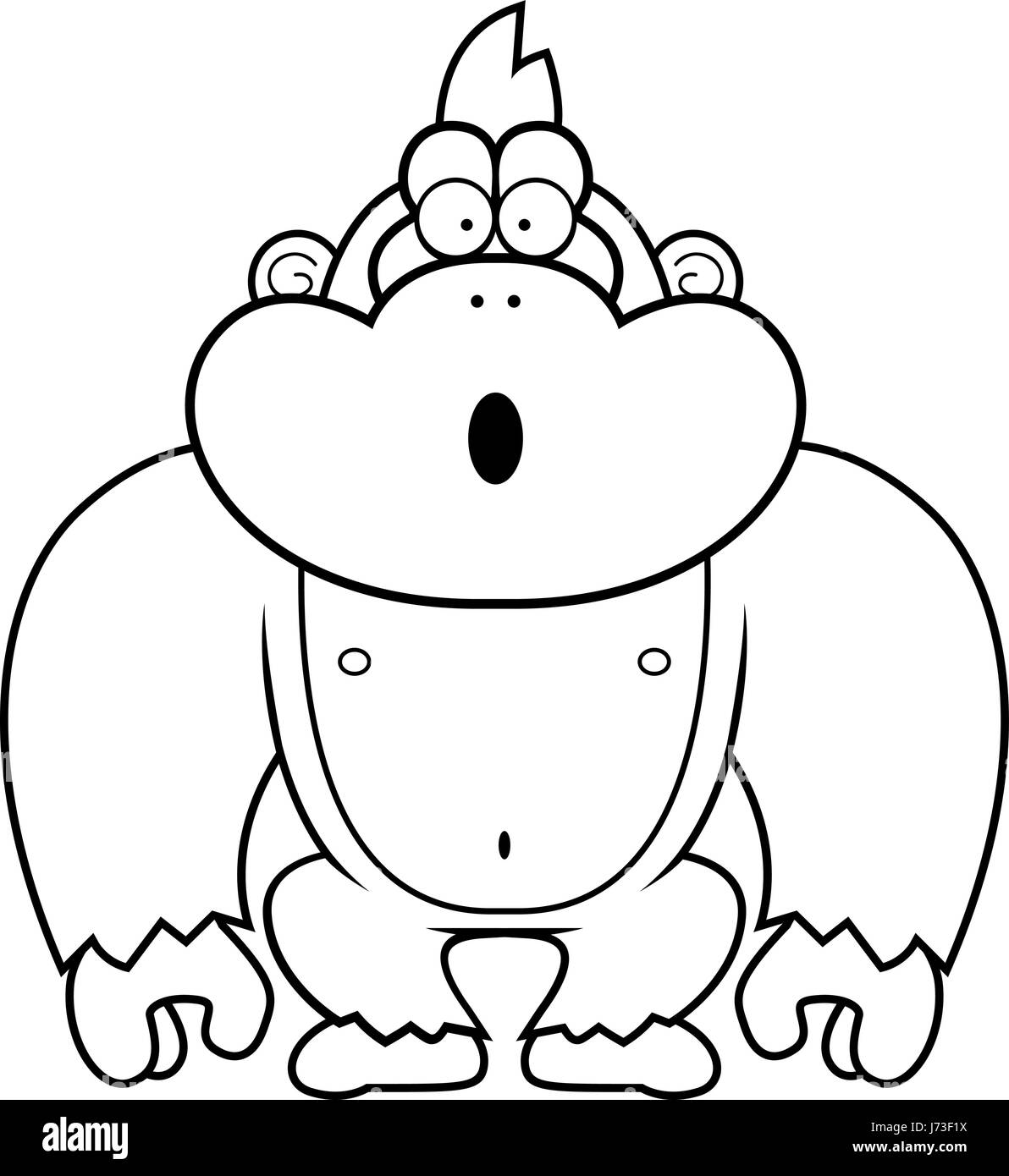 A cartoon illustration of a gorilla looking surprised Stock Vector Image & Art - Alamy A cartoon illustration of a gorilla looking surprised Stock Vector Image & Art - Alamy