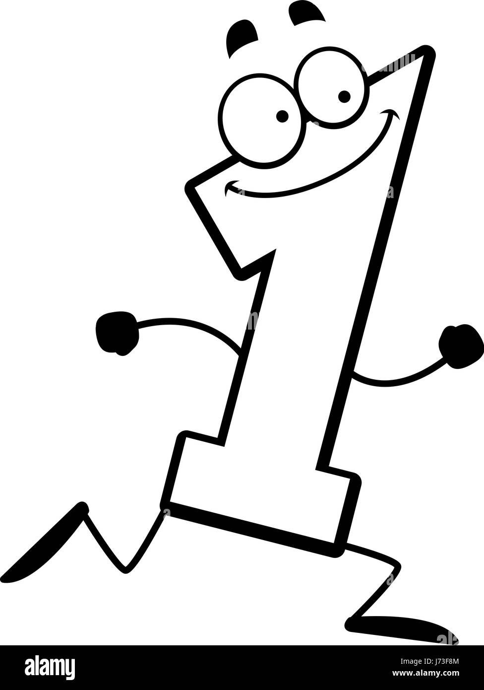 Number 1 clipart Black and White Stock Photos Images Alamy