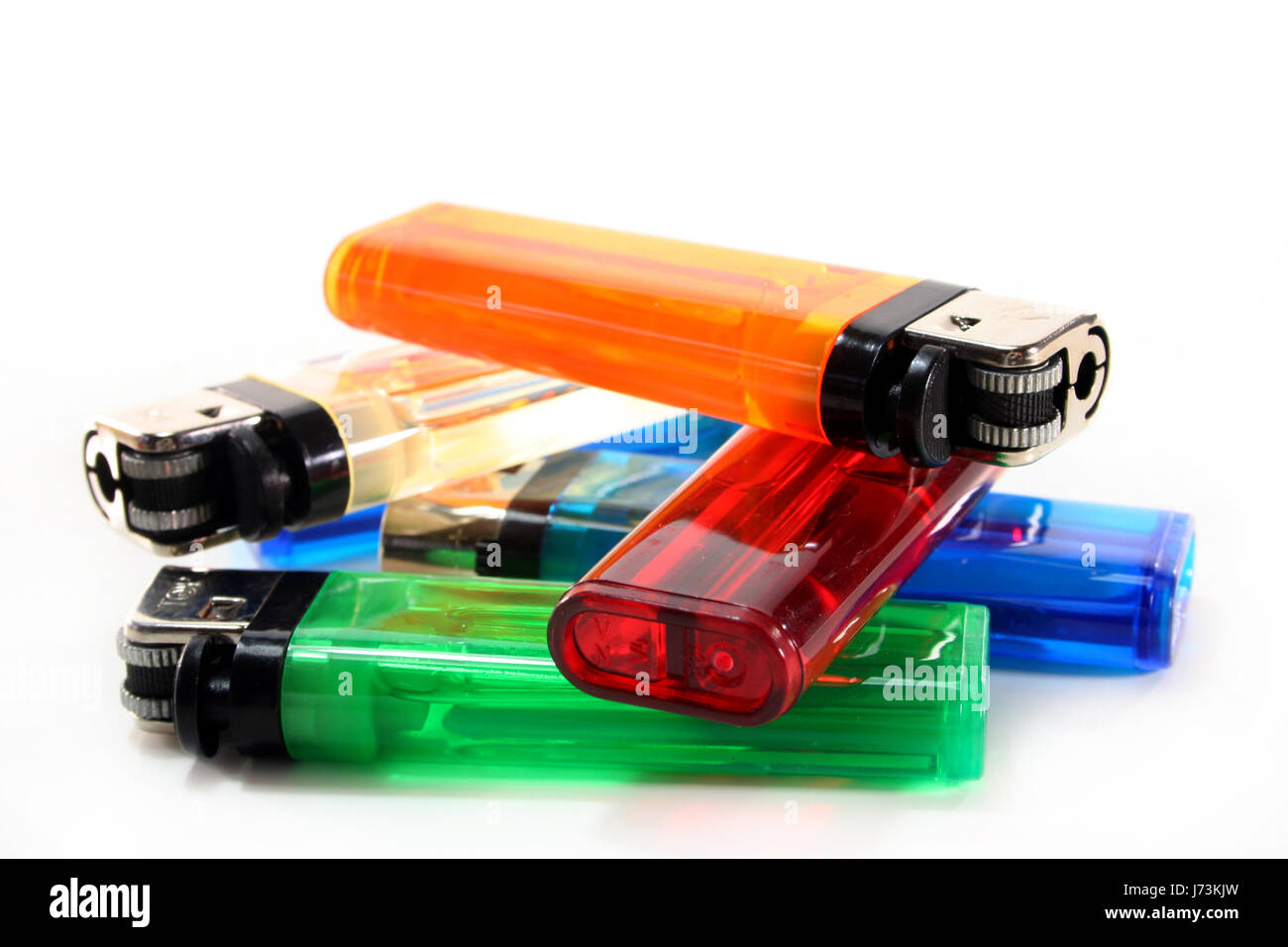 fire conflagration plastic synthetic material gas lighter flint blue