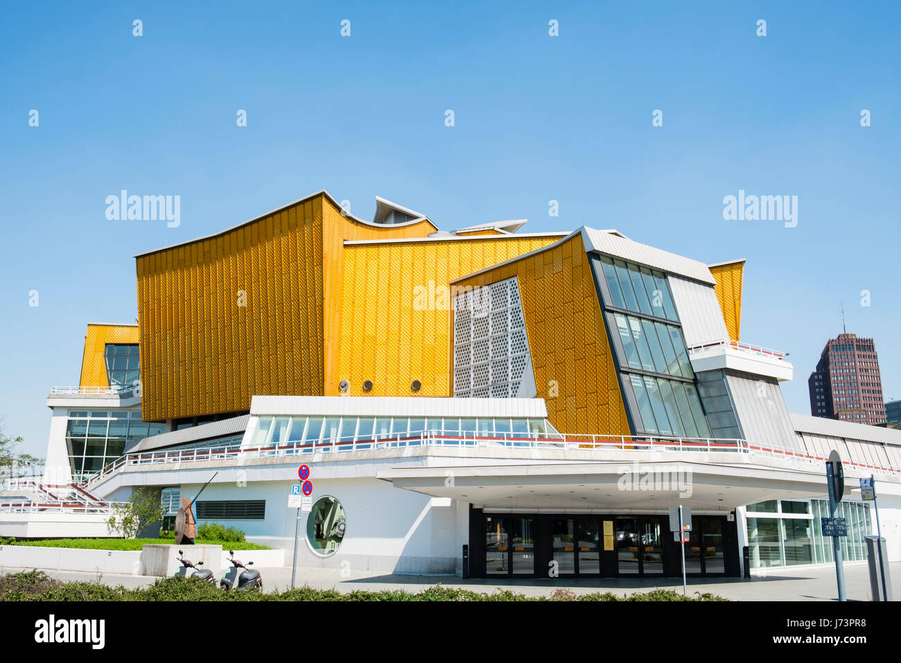 Exterior view of Berlin Philharmonie concert hall, home of Berlin