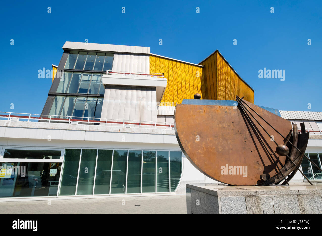 Exterior view of Berlin Philharmonie concert hall, home of Berlin