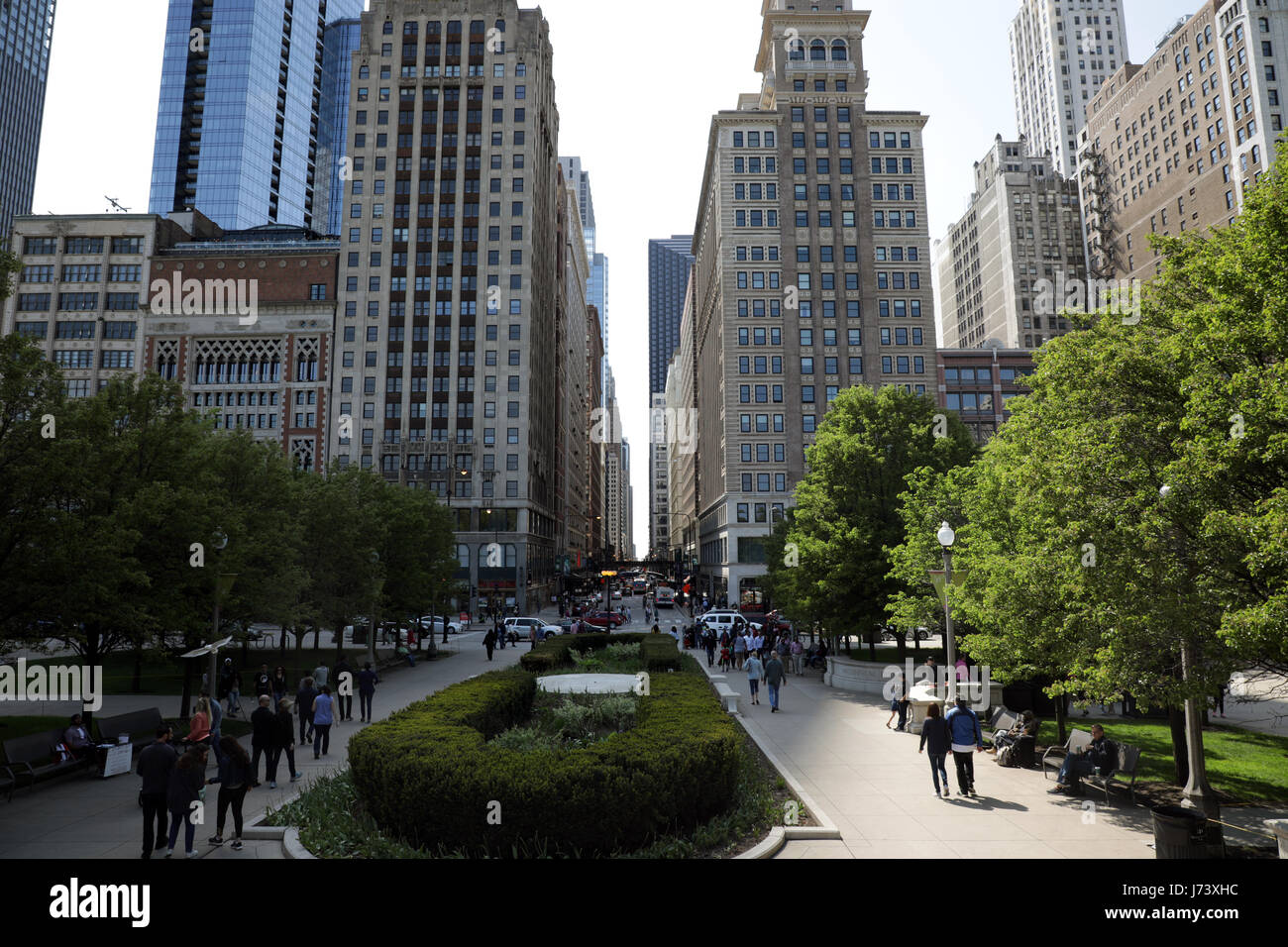 Chicago Millennium Park Stock Photo