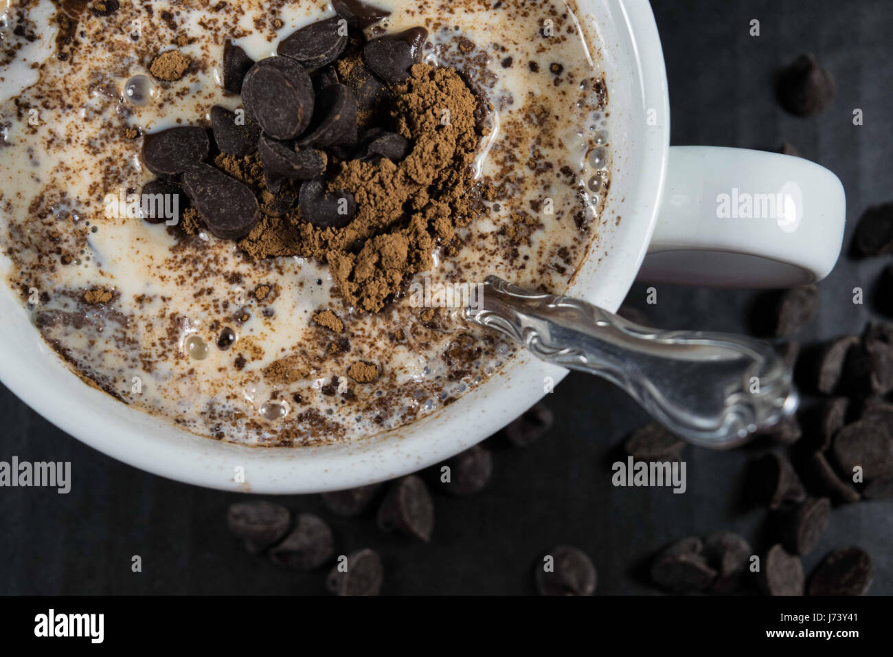 Coffee and cream Stock Photo Alamy