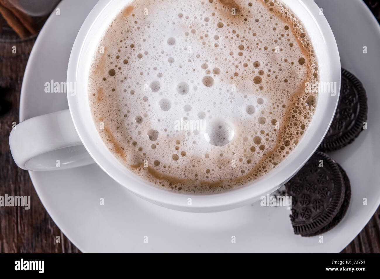 Coffee and cream Stock Photo - Alamy