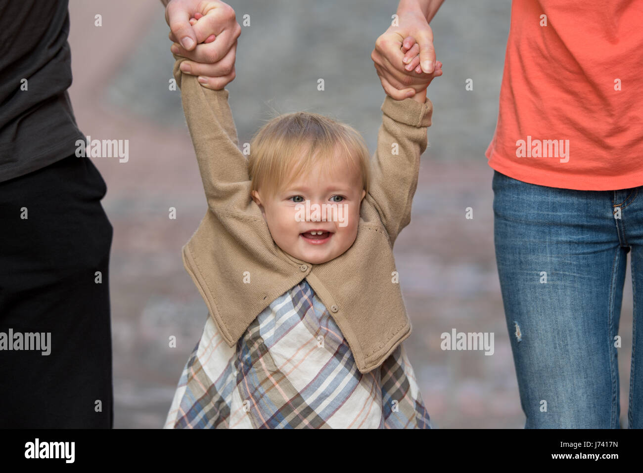 Baby Boy And Girl Holding Hands