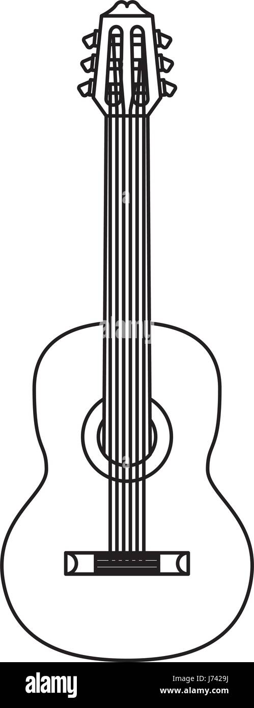 guitar acoustic musical instrument Stock Vector Image & Art - Alamy