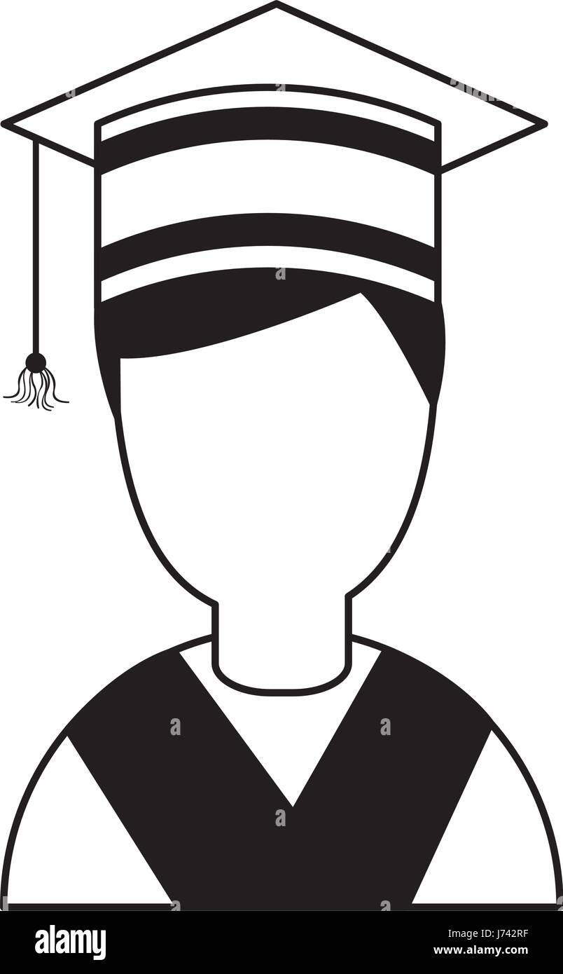 student graduated with hat avatar character Stock Vector Image & Art ...