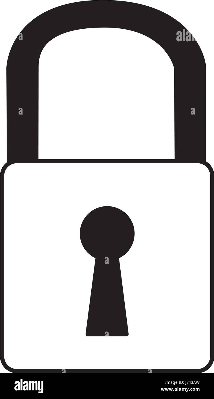 padlock security isolated icon Stock Vector Image & Art - Alamy