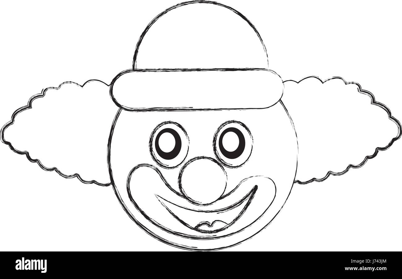 funny clown character icon Stock Vector Image & Art - Alamy