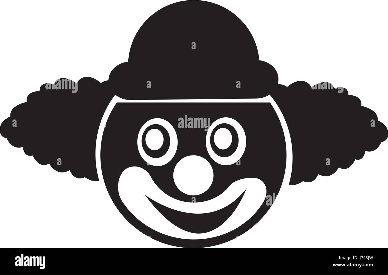 funny clown character icon Stock Vector Image & Art - Alamy