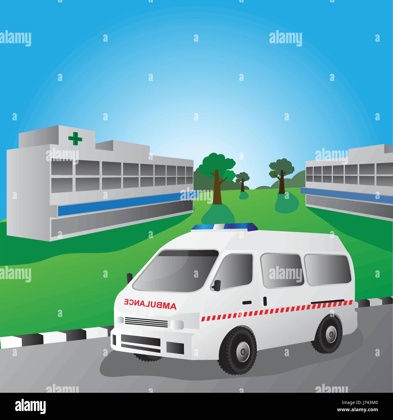 ambulance car vector illustration Stock Vector Image & Art - Alamy
