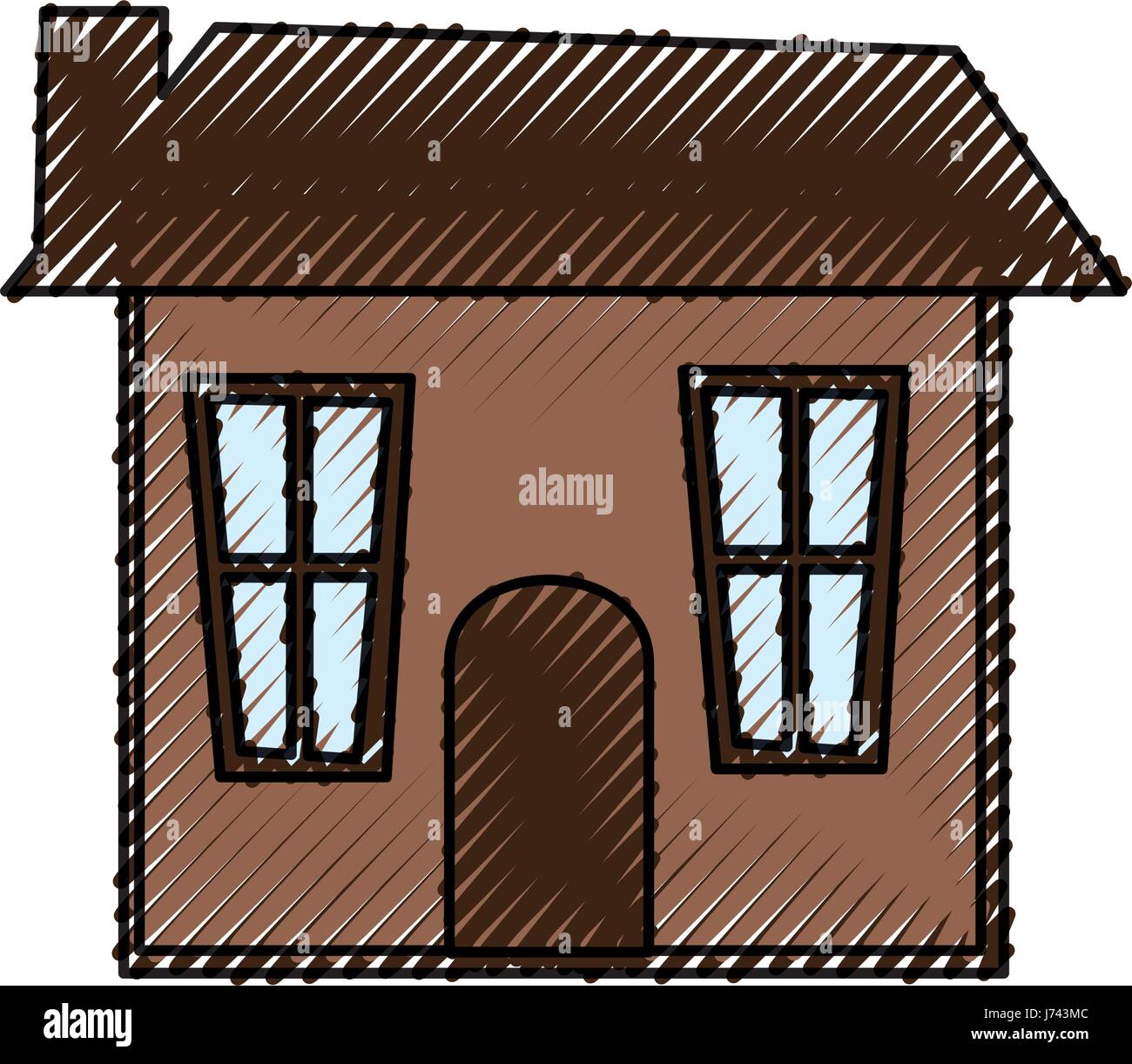 exterior house isolated icon Stock Vector Image & Art - Alamy