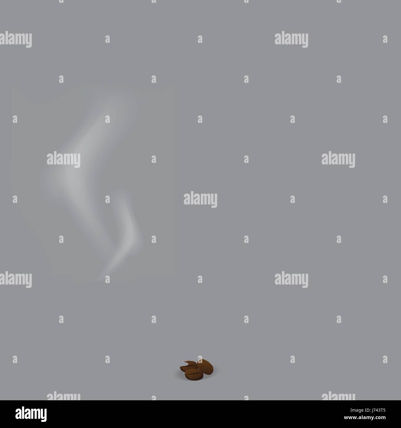 Warm cup coffee beans Stock Vector Images - Alamy