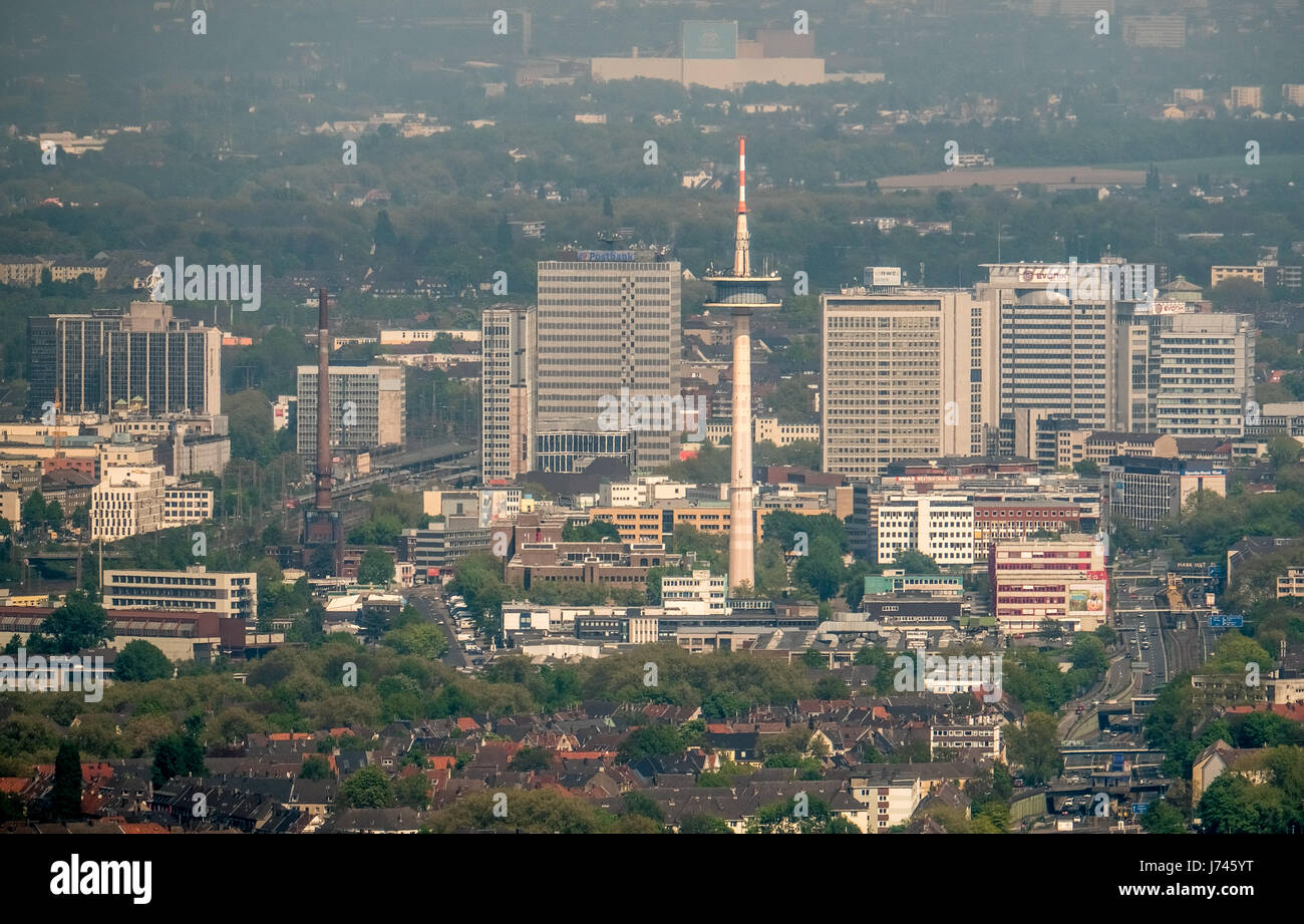 Essen City Skyline Of Essen With TV Tower And RWE Tower M lheim An 